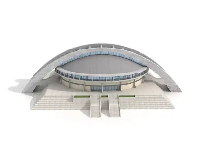 sports complex 3D model