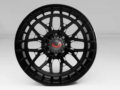 Vossen HFX-1 car ring Low-poly 3D model