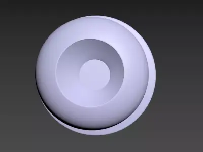 Empty Flower Vase Low-poly 3D model