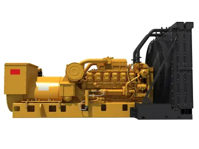 Power Generator Engine 3D model