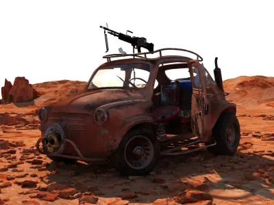 Fiat 600 Apocalypse 3D model