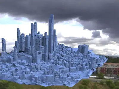 City of the Future Modern 3D model