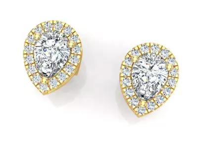 Pear Earring 3D print model