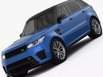 Range Rover Sport SVR 2015 3D model