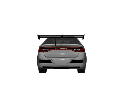 DODGE DART GT 2013 Custom Low-poly 3D model