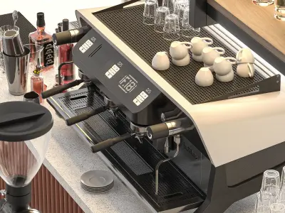 Coffee Shop 06 3D model