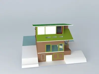 House design  Free 3D model