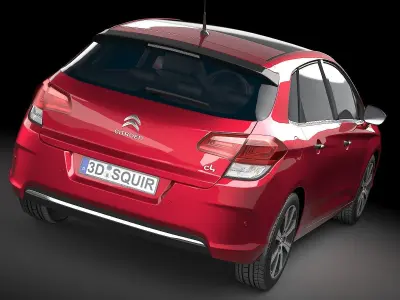 Citroen C4 2015 3D model
