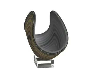 Shell Sculpture Artwork 3D model