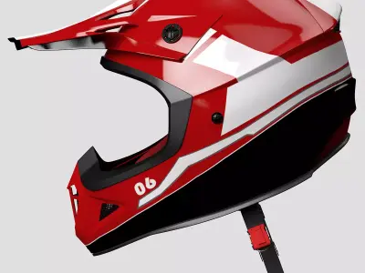 Helmet Off-Road 3D model