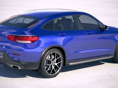 Mercedes-Benz GLC coupe 2020 3D model
