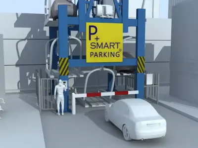 Smart Park Vertical 3D model