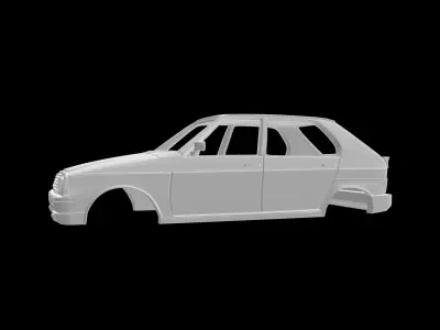 Citroen visa 1000 pistes 3D print model