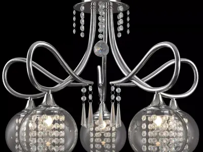  Charming Crystal Chandelier 3D model