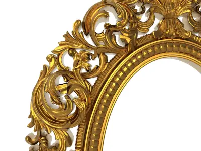 carved frame 3D model 47