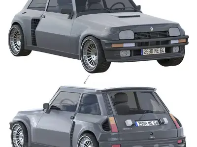 Renault 5 Turbo 3D model