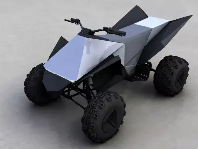 TESLA CYBERQUAD ATV 2019 3D model
