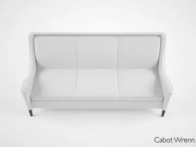 Cabot Wrenn Mood 3 seat sofa Low-poly 3D model