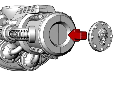 Suturus Pattern Weapon Covers And 3D Icons Free 3D print model
