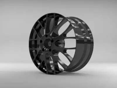 TUNING CAR RIMS 3D model