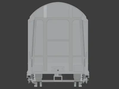 H0 1-87 scale SNCF H38 freight car 3D print model