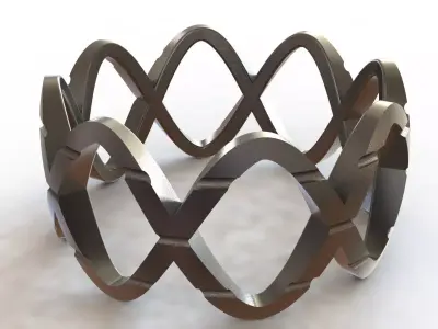 Mesh Ti Ring Free 3D model