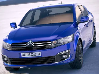 Citroen C-Elysee 2017 3D model