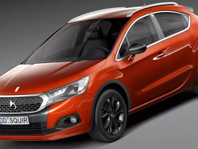 Citroen DS4 Crossback 2016 3D model