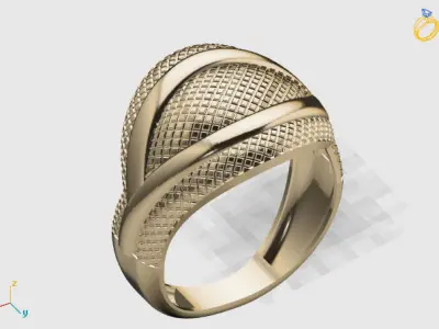 Women Plain Ring STL Models Womens Ring 3dmodels 3D print model 3D print model 40