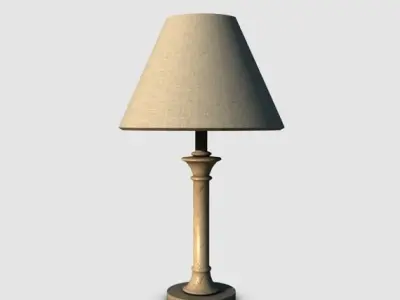 Table Lamp Low-poly 3D model