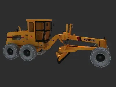 Motor Grader 3D model