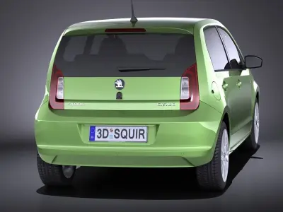 Skoda Citigo 5-door 2017 3D model