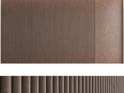 Wood panels set2 3D model