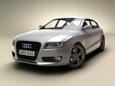3d model of Audi A5 3D model