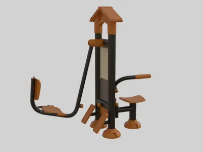 Playground Sport Equipment - 01 3D model