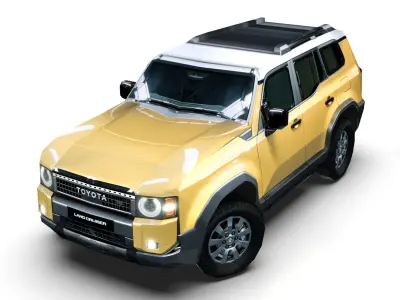 Land Cruiser 2025 Low-poly 3D model