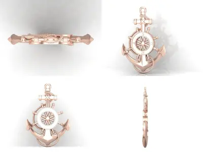 pendant ak 5 3D print model