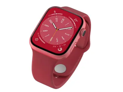 Apple Watch Series 8 Red  3D model