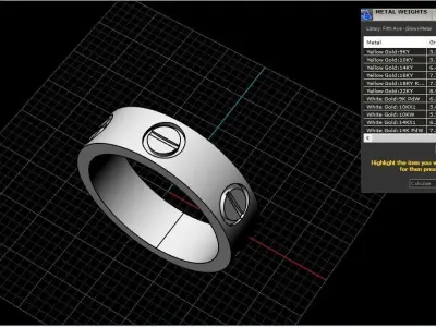 Ring model 566 3D print model