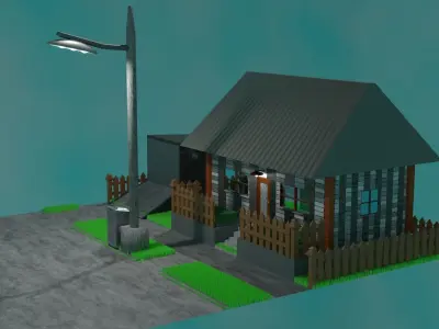 Home street 3D model