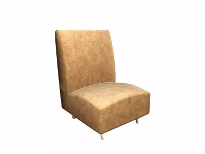 Sofa Chair Low-poly 3D model