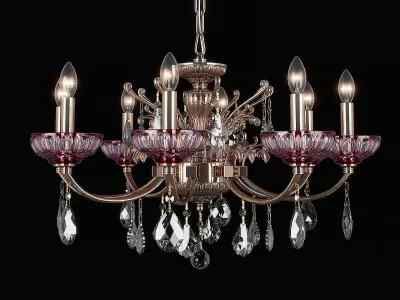 717082 Bogemia Osgona Chandelier 3D model