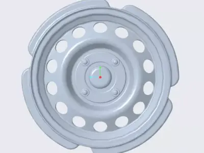 Rim 14 inch 3D print model