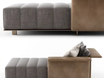 FREEMAN Chaise Longue 03 3D model