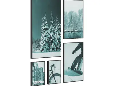 Wall Pictures 3D model purchase