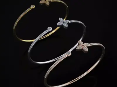 Louis  Vuitton Bracelet  3D print model