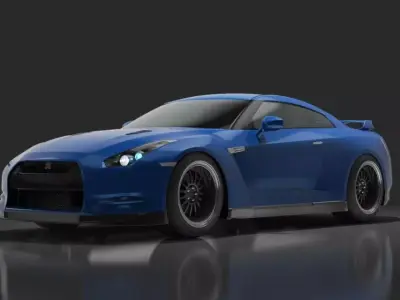 Nissan GTR R35 2012 3D model