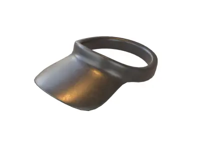 Visor Cap v1 001 Low-poly 3D model