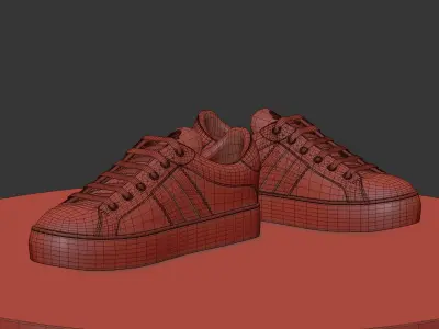 Moncler Ariel Shoes 3D model