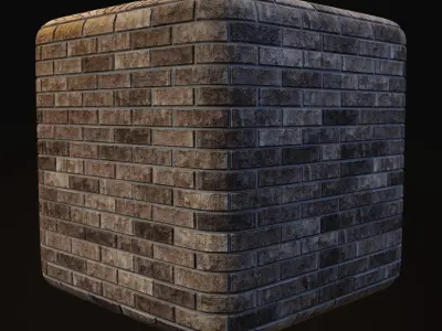 Sonoran Desert King Running and Stack Bricks Texture Texture